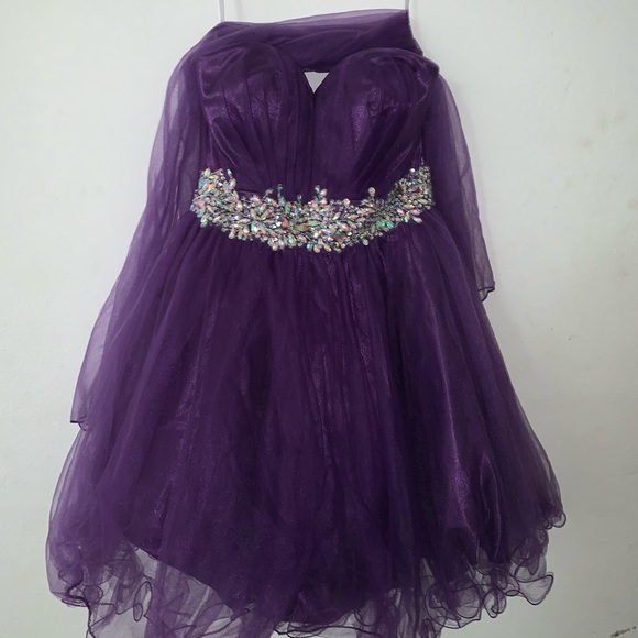 Purple quinceanera/sweet sixteen/prom Dress - Picture 1 of 4